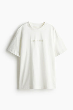 Camiseta oversize con estampado - H&m фото 4