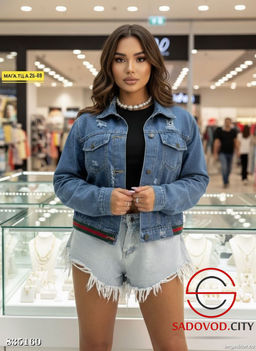 Джинсовая куртка весенняя