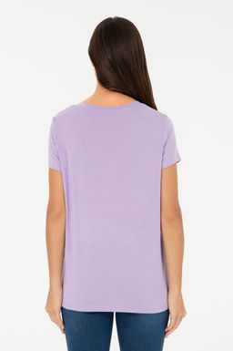 Kad_n Lila V Yaka Basic Ti__rt - U.s. polo assn фото 5