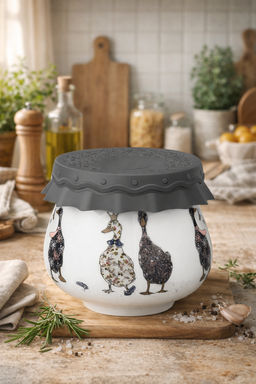 БАНКА LEFARD FAMILY FARM С СИЛИКОНОВОЙ КРЫШКОЙ 9*9*7,5 CM 300 МЛ  фото 10