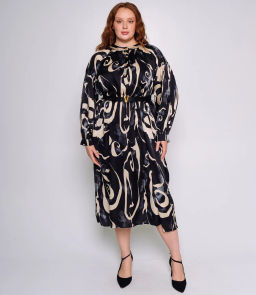 Платье #КТ0386, чёрный