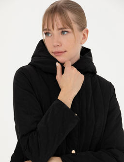 Siyah Kap__onlu Mont - Pierre cardin фото 2