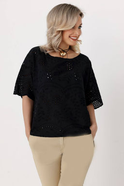 Блузка 4288/08/Черный - Rise фото 2