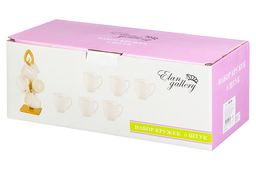 Набор 6 кружек 300 мл 16*18*38 см Айсберг на дерев. подставке с ручкой - Elan gallery фото 4