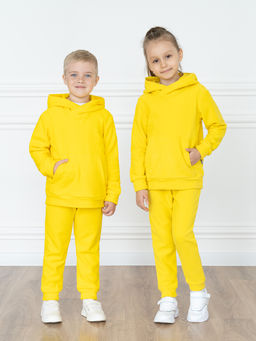 Костюм детский флисовый желтый7043г(ш) (110, 60)