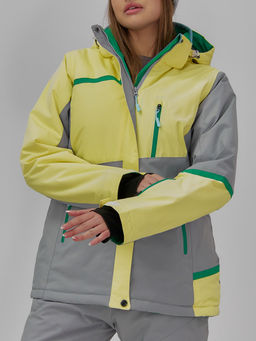 Горнолыжная куртка Chunmai 709J женская желтая утеплитель 380–480 г/м²  фото 4