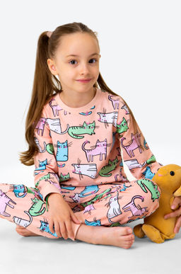 Хлопковая пижама для девочки Bonito  фото 6