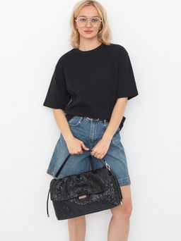 Сумка 58441 black Velina Fabbiano-Safenta