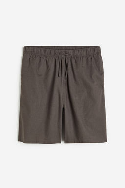 Pantalon corto en mezcla de lino Relaxed Fit