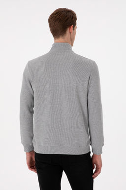 Мужской серый меланжевый базовый свитшот Неожиданная скидка в корзине - U.s. polo assn фото 5