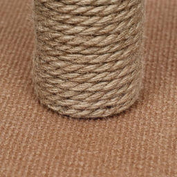 Домик для животных, с когтеточкой и полкой, джут, 32 х 32 х 64, розовый - Simaland фото 5