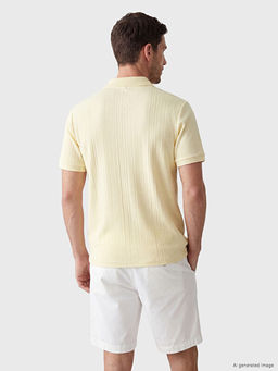 Polo Yaka Str?kt?rl? Erkek Ti??rt