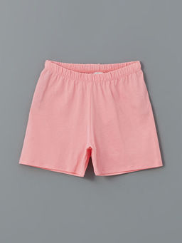 Bisiklet Yaka K?z ?ocuk ?ortlu Pijama Tak?m?