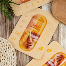 Jigott Ампульная тканевая маска с прополисом и мёдом / Honey Real Ampoule Mask, 27 мл УЦЕНКА
