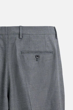 HOUNDSTOOTH SUIT TROUSERS - Zara фото 8