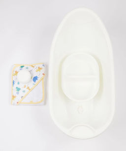 MOTHERCARE / Набор: ванночка, таз, полотенце, салфетка, спонж  фото 2