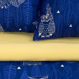 Постельное бельё Этель дуэт Ушастые совы (вид 3) 143 х 215 см - 2 шт., 220 х 240 см, 70 х 70 см - 2 шт  фото 3