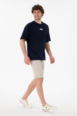 Erkek Oversize Fit Bisiklet Yaka Lacivert Ti__rt Sepette S_rpriz _ndirim - U.s. polo assn фото 5