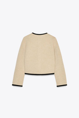 SHORT JACKET WITH TRIMS - Zara фото 6