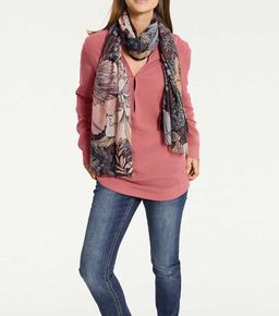 Блузка, коралловая