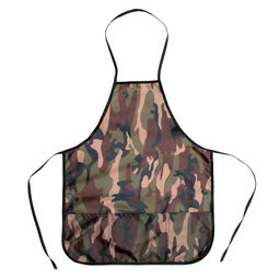 Фартук для труда + нарукавники, 550?440/250?160 мм, размер M (рост 122-158), Calligrata камуфляж зеленый