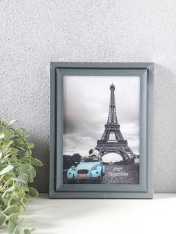 Фоторамка пластик 13х18 см "Остин" серый графит 21,5х16,5х1,5 см