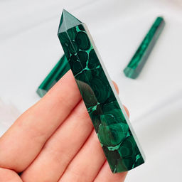 Кристалл из Малахита - Радуга самоцветов фото 2
