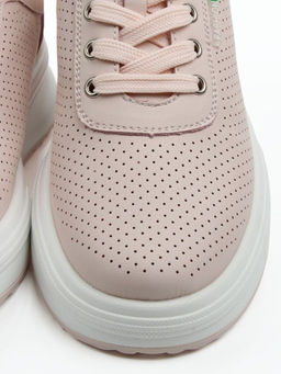 03-YH324-4 PINK Полуботинки летние женские (натуральная кожа)