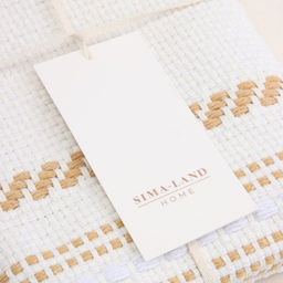 Наволочка декоративная с вышивкой SL Home, 4545 см, хлопок 100%, молочная - Sima-land home фото 6