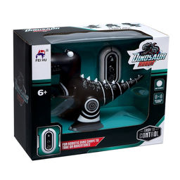 Робот динозавр, на пульте управления, свет, на батарейках