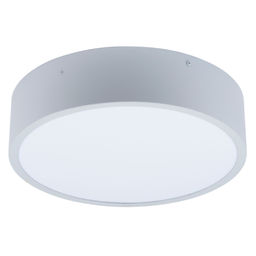 ULO-K40A 30W/4000К/R40 IP40 LIGHT GREY Светильник светодиодный накладной. Белый свет (4000K). Диаметр 400мм. Корпус светло-серый. ТМ Uniel