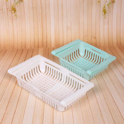 Цена за 3 шт. Полка пластиковая в холодильник раздвижная 20/27,5*15*6см