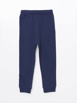 Beli Lastikli Kal?n Erkek Bebek Pijama Alt 2li