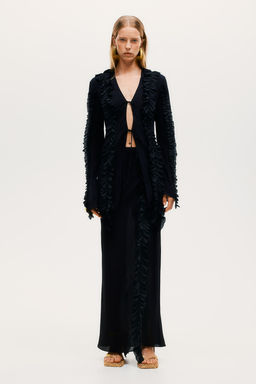 Blusa de volantes con efecto arrugado - H&m фото 2