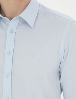 A__k Mavi Slim Fit Uzun Kollu G_mlek - Pierre cardin фото 7