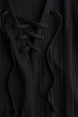 Vestido ajustado con detalle de cord?n - H&m фото 4