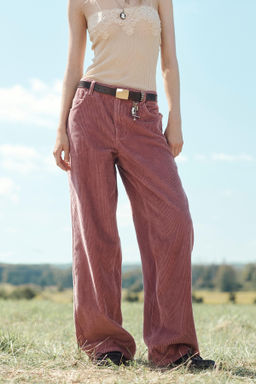 LIMITED EDITION CORDUROY TROUSERS - Zara фото 3