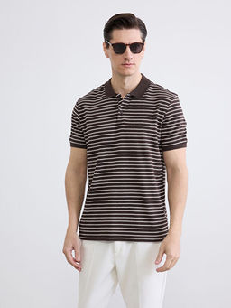 Polo Yaka ?izgili Erkek Ti??rt