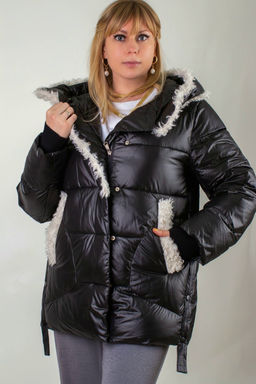 Зимняя куртка с меховой отделкой арт.2813