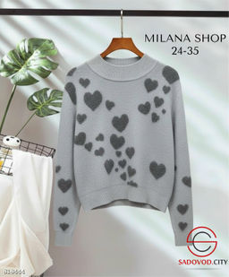 Кофта женская с сердечками - Bruno фото 4