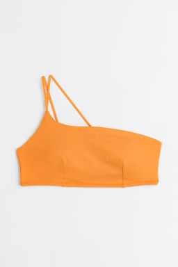 Top de bikini de un hombro