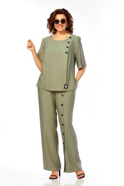 Костюм Olga Style С1022 хаки  фото 6