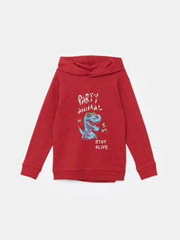 Kap??onlu Erkek ?ocuk Sweatshirt