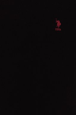 U. S. Polo Assn / Мужской черный трикотажный свитер Basic - U.s. polo assn фото 6