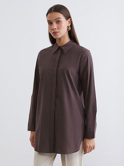 Dokulu Kad?n G?mlek Tunik