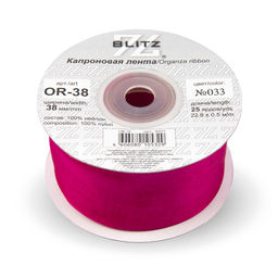 Лента капроновая 38 мм ( 1 1/2 ) BLITZ OR-38 22.8 м  0.5 м СК/Распродажа
