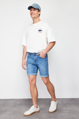 Mavi Slim Fit T_rm_k Destroylu Denim Kot _ort TMNSS21SR0727 - Trendyolmilla фото 2