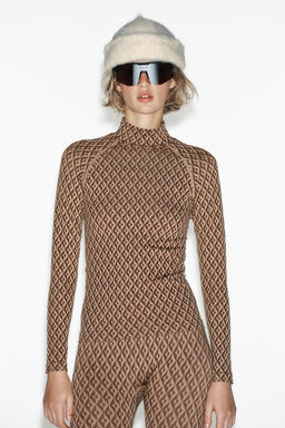 THERMOLITE® CORE JACQUARD THERMAL LEGGINGS SKI COLLECTION - Zara фото 3