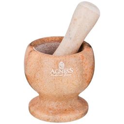 СТУПКА AGNESS С ПЕСТИКОМ ДИАМЕТР=9 СМ ВЫСОТА=10 СМ