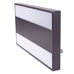 ULO-K16B 2x16W/4000K/L50 5W/RGB IP44 BLACK Светильник линейный светодиодный подвесной с фоновой подсветкой. Белый свет (4000К). Алюминий. Цвет черный. TM Uniel